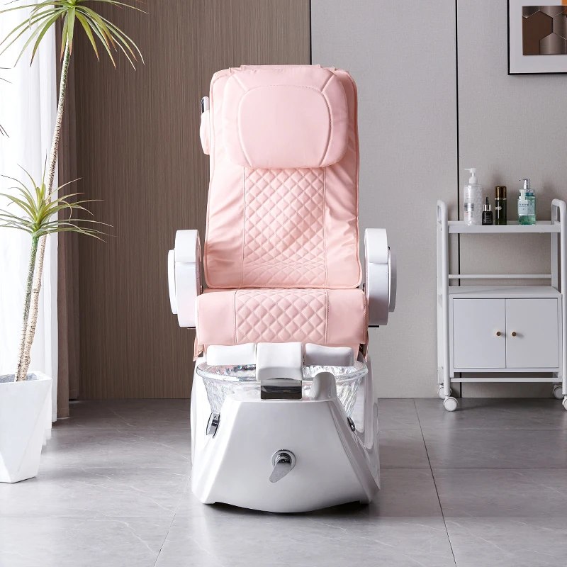 Electric Foot Massage Couch Bath Spa with Basin Foot-Washing Pedicure Chair Beauty Manicure Repair