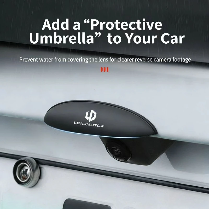 Suitable for Leapmotor T03 C11 C10 C01 C16 Car Rear Camera Rain Cover and Rain Visor Modify Accessories