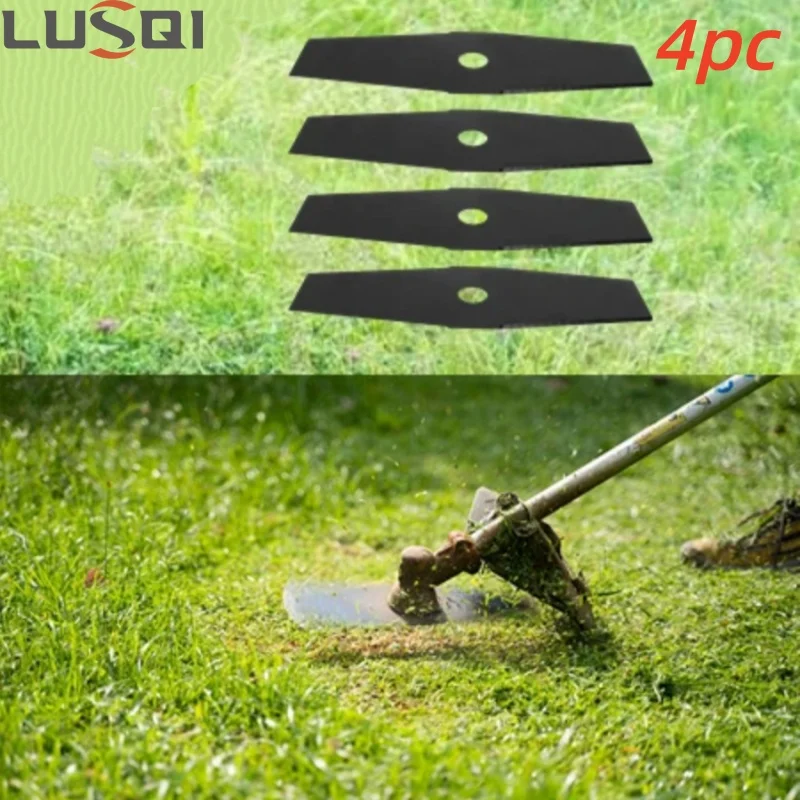 LUSQI 1/4Pcs Brush Cutter Blade Weed Eater Sting Trimmer Lawn Mower Blade Garden Grass Cutting Blades Garden Tool Accessories