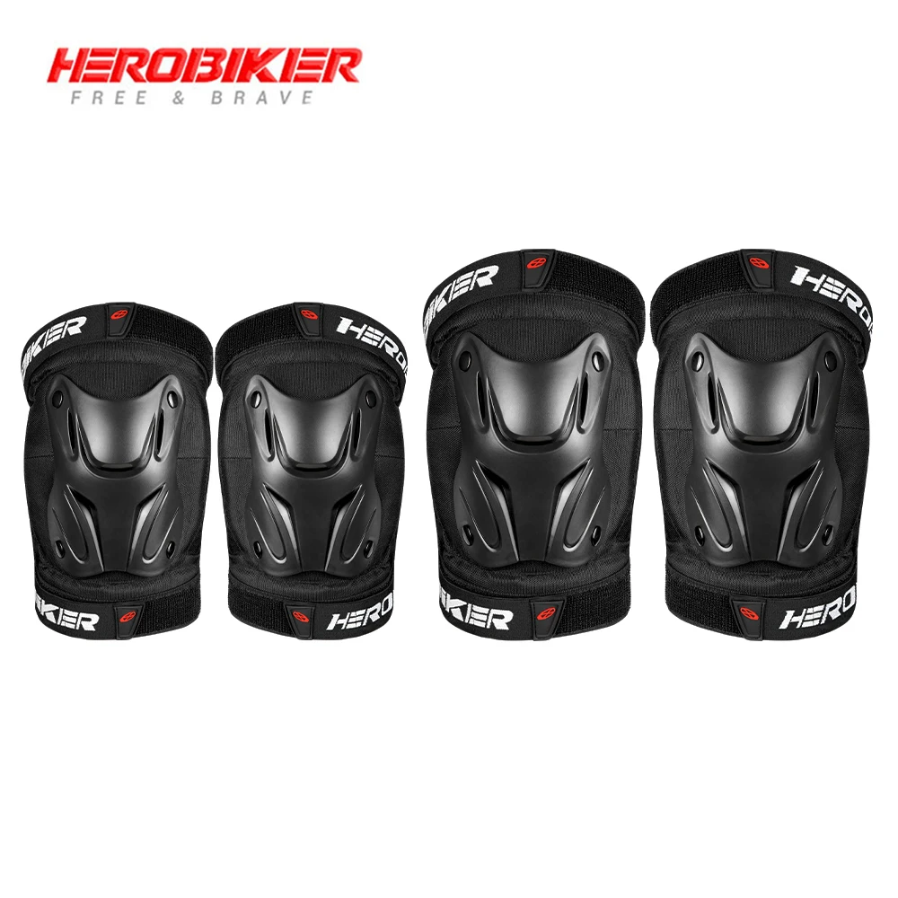 

Мотоциклетные наколенники и налокотники, износостойкие, устойчивые к царапинам, защита от падения, предотвращающие столкновения, защитное снаряжение для езды на открытом воздухе