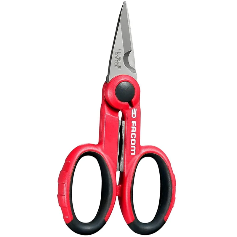 Facom 841A.4 Scissors Sharp Blade Cut Flat Wear Resistant Durable High Quality Materials Exquisite Workmanship