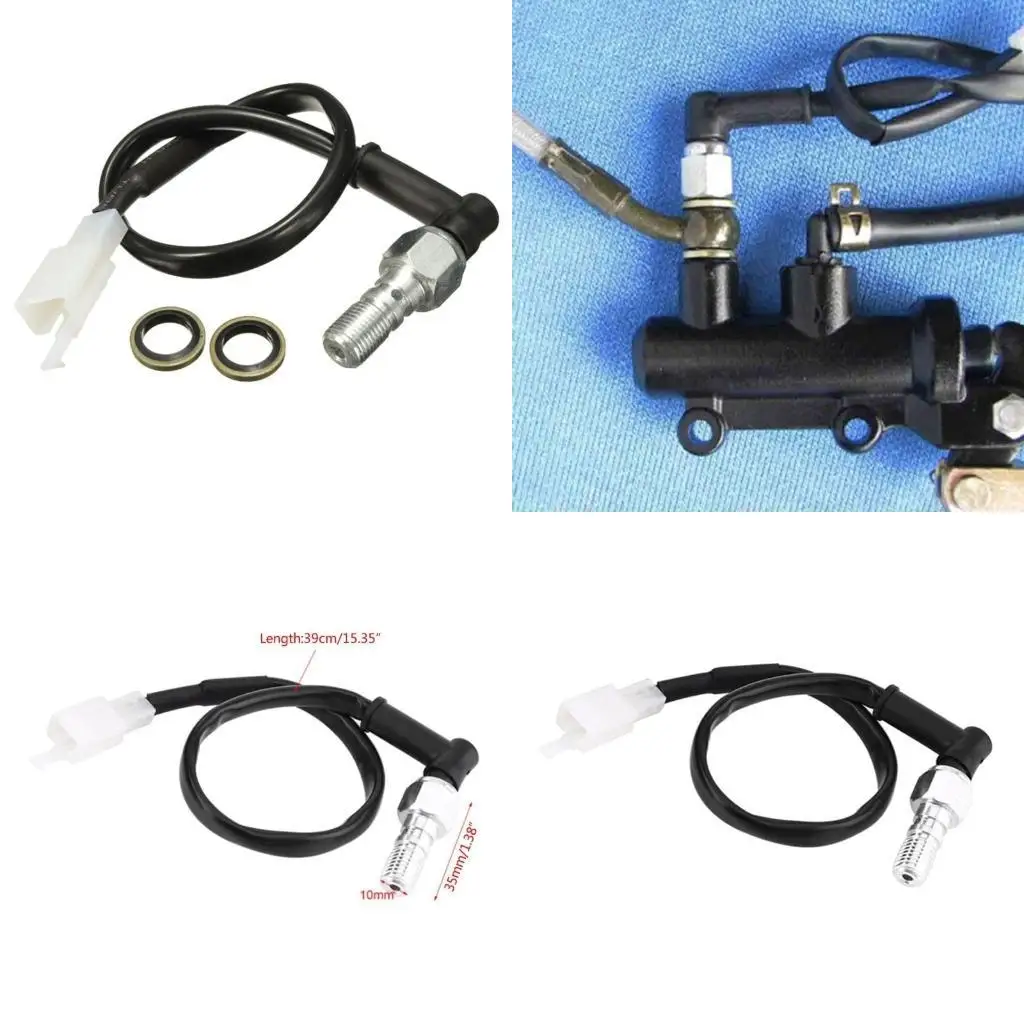 

31BC Universal Motorcycle-Motobike Accessories-Hydraulic Brake Pressure Rear Light Lamp Switch Hollow Bolt M10x1MM M10x1.25MM