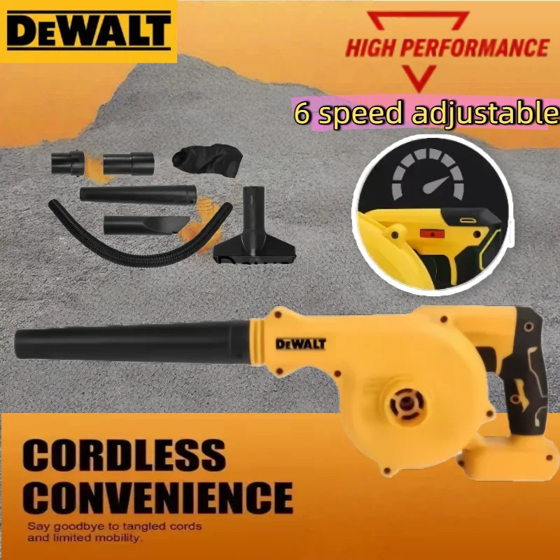 

DeWalt Collector Leaf Duster Multi-Use Wireless Air Blower Vacuum Cleaner Electric Dust Tool For Dewalt 18V 20V Battery