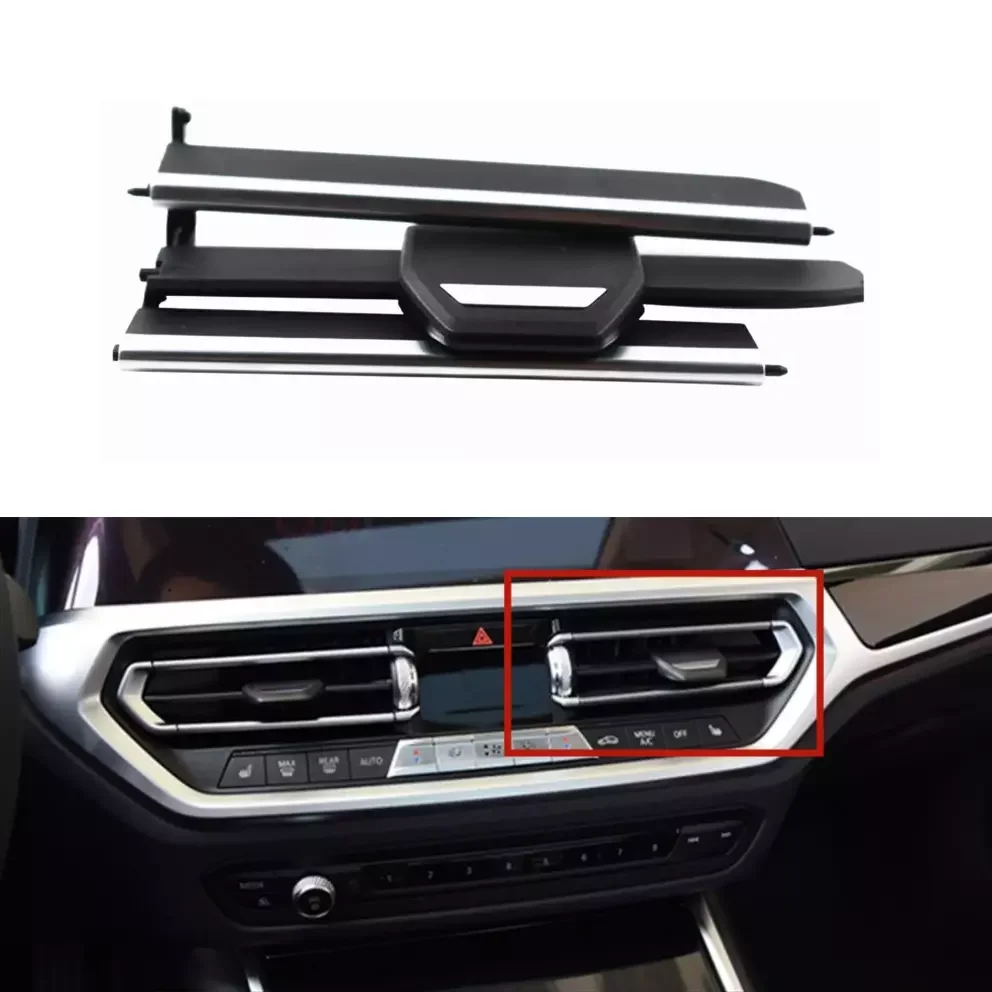 Car Dashboard Middle Air Conditioner AC Vent Outlet Grill Repair Kit For BMW 1 2 3 4 Z4 X3 X4 Series F40 F44 G20 G26 G29 G01 G02