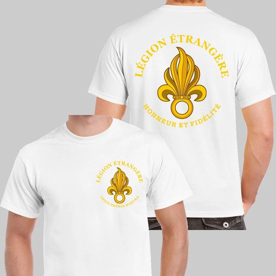 T-Shirt im Veteranen-Stil der französischen Fremdenlegion im Militärhistorie-Stil – Detail 3