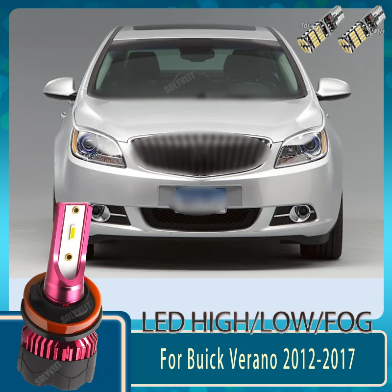 

6000k Brighter than Halogen Bulb H11/H9/H8 LED High Low Fog Bulb 400% Brightness For Buick Verano 2012 2013 2014 2015 2016 2017