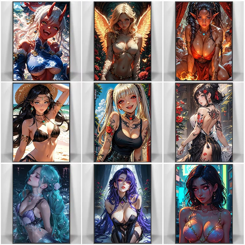 Photography Dark Cloth - Dark Academy Sexy Angel Tattoo Lace
