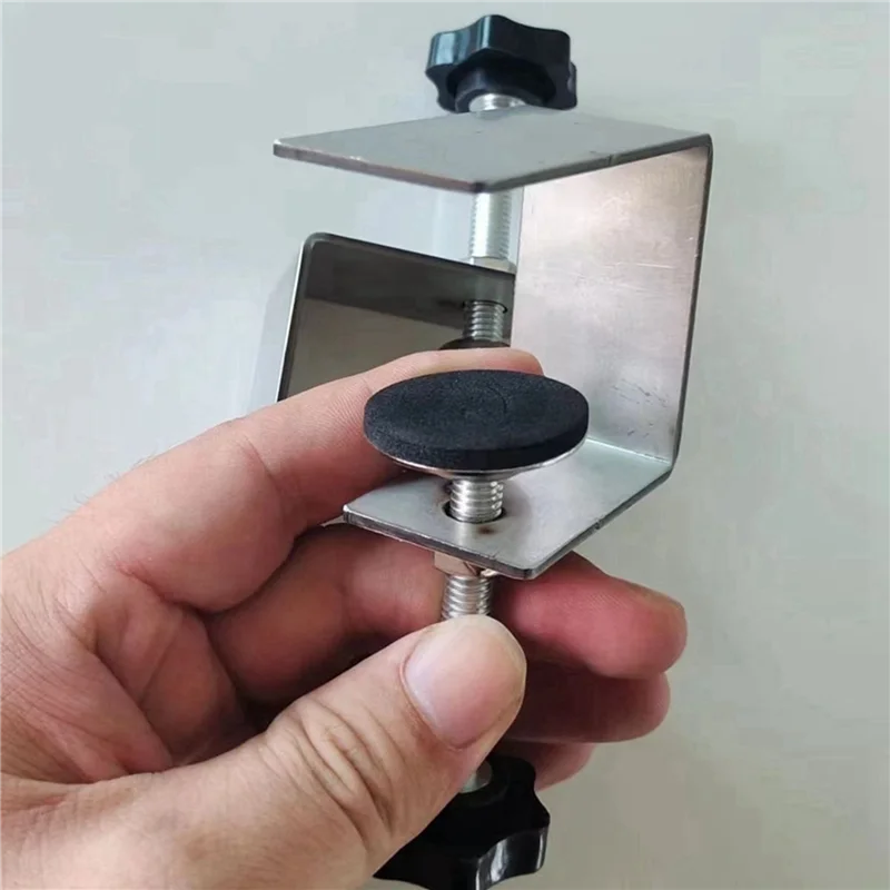 

ABMR-4Pcs Home Improvement Smooth Woodworking Drawer Front Installation Clamp Hardware Jig Accessories Stainless Steel S