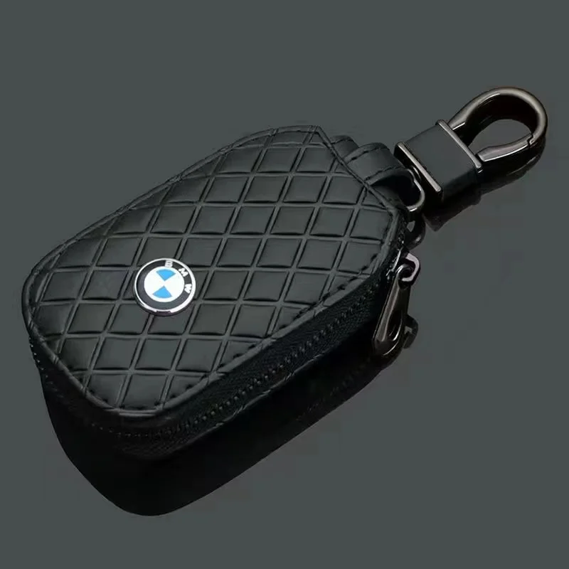 

Car Key Case Bag With Car Logo Car-styling Key Fob Shell Cover For BMW G20 G30 G38 X1 X2 X3 X5 X4 X6 X7 3 5 7 Series E90 E92 E93