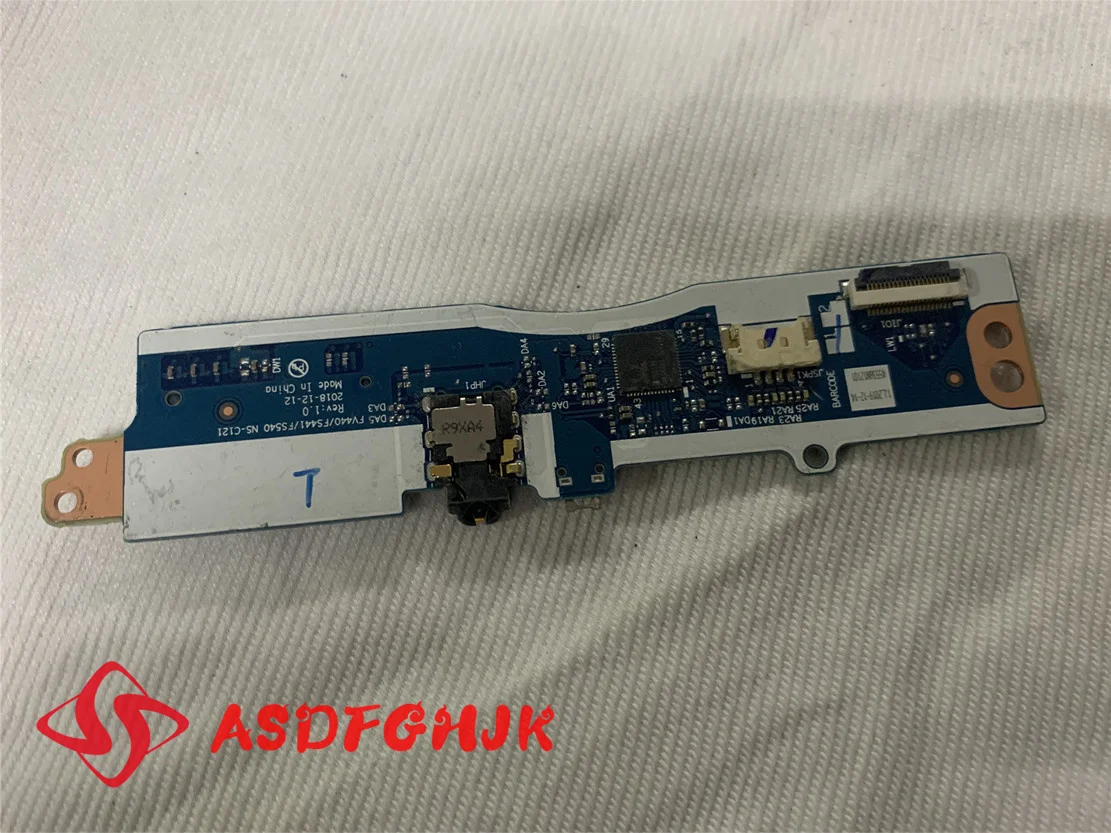 Used Original For LENOVO FS441 FS540 S145-15IW AUDIO CARD READER BOARD FV440 FS441 FS540 NS-C121 Test Good Free Shipping