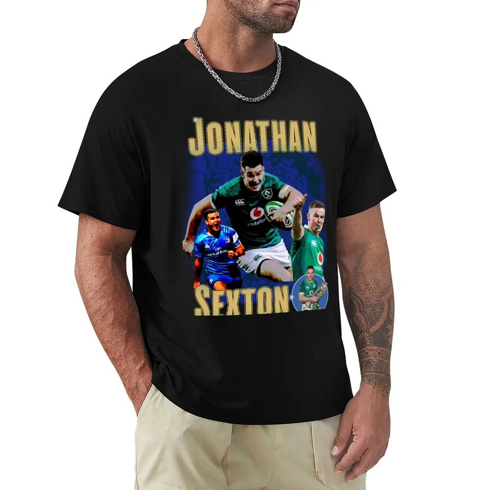 Jonathan Sexton Bootleg Vintage T-Shirt cotton t shirt pack T-Shirt