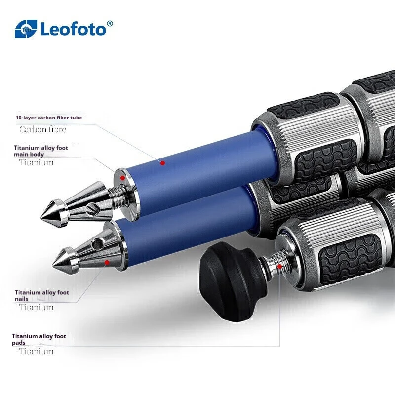 Zestaw statywu Leofoto LP-284C+G4 z włókna węglowego, wodoodporny, odporny na kurz, do fotografii i wideo DSLR, do krajobrazów, portretów, głowica statywu Neptune