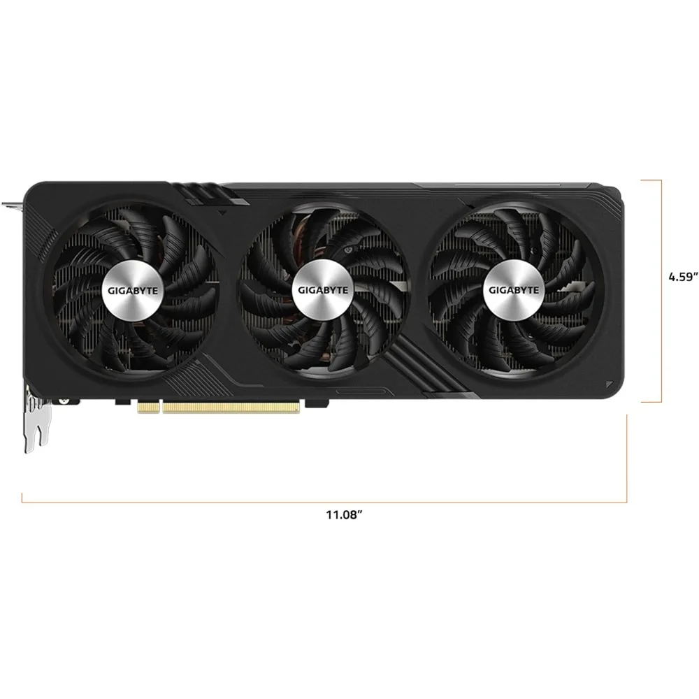 بطاقة رسومات Radeon RX 7600 XT Gaming OC 16G، 3X WINDFORCE Fans 16GB 128-bit GDDR6، GV-R76XTGAMING OC-16GD بطاقة فيديو