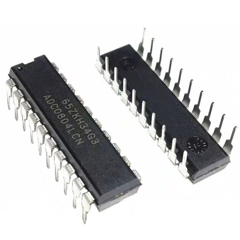 1PCS   ADC0804 ADC0804LCN 8-bit CMOS Successive Comparison A/D Converter DIP20