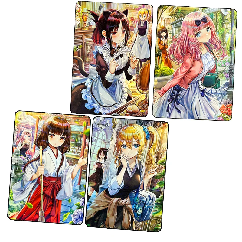 

kaguya sama wa kokurasetai DIY Shinomiya Kaguya Fujiwara Chika Kashiwagi Nagisa Boy collects anime cards Birthday Christmas gift