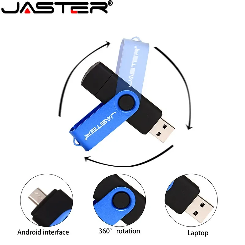 Multifunctional OTG Smartphones Pen Drive Real Capacity USB Flash Drives High-speed Memory Stick Pendrive 64GB/32GB/16GB