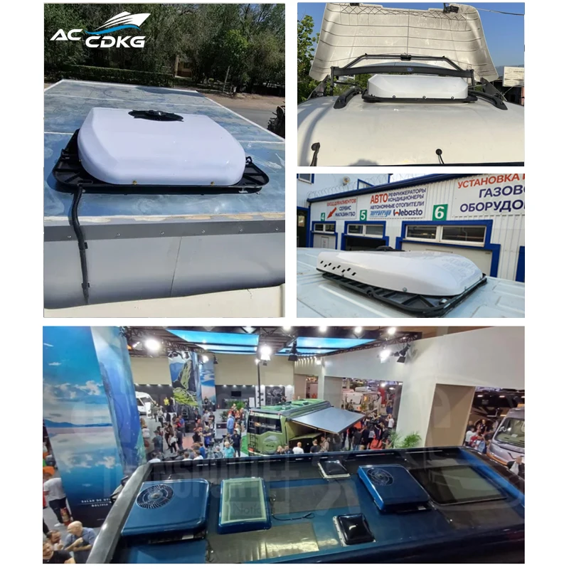 Universal 12 Volt 24V Parking Cooler New Electric Air Conditioner for Cars Excavator RV Truck Other Air Conditioning Systems