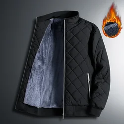 Men's Cotton Padded Jackets Winter Jacket Thicken Warm Coats Lightweight Men Streetwear Quilted Jacket