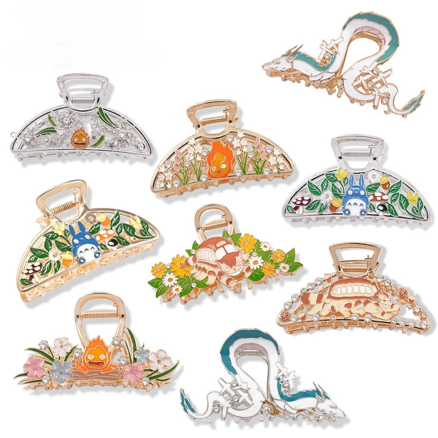 NC لطيف الإبداعية الكرتون مشبك شعر سبيكة معدنية التنين مخلب شعر اليابانية موضة مخلب كليب إكسسوارات الشعر للنساء الفتيات #1