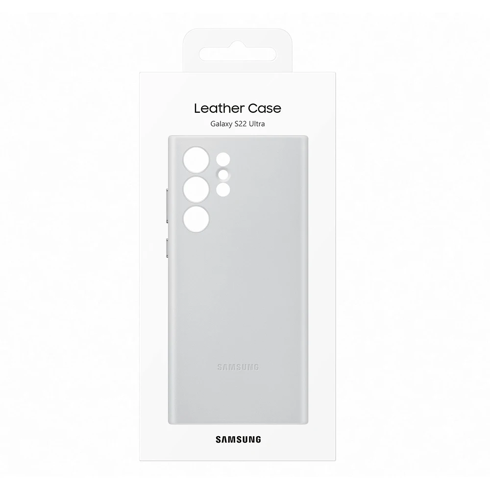 Original Samsung Galaxy S22 Ultra Leather Cover For Galaxy S22Ultra Protective Phone Case  (EF-VS908LBEGUS)