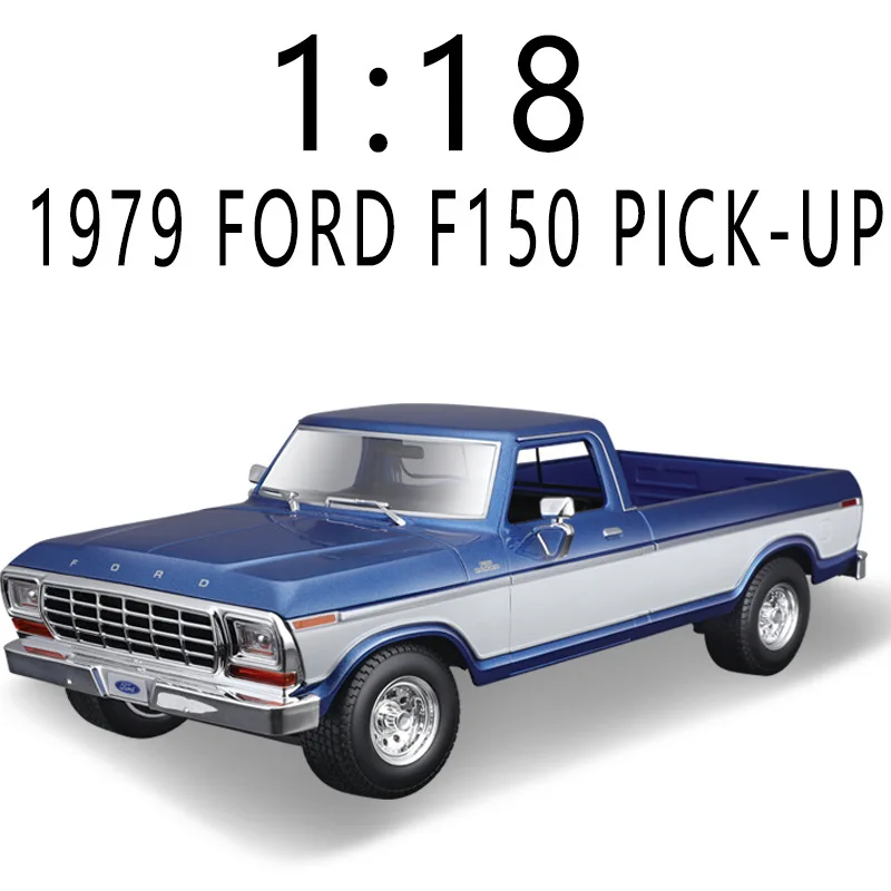 Maisto 1:18 1979 Ford F150 Pickup Car Model Ford Pickup Diecast Model Edition Alloy Luxury Vehicle Model Toy Kid Birthday Gift