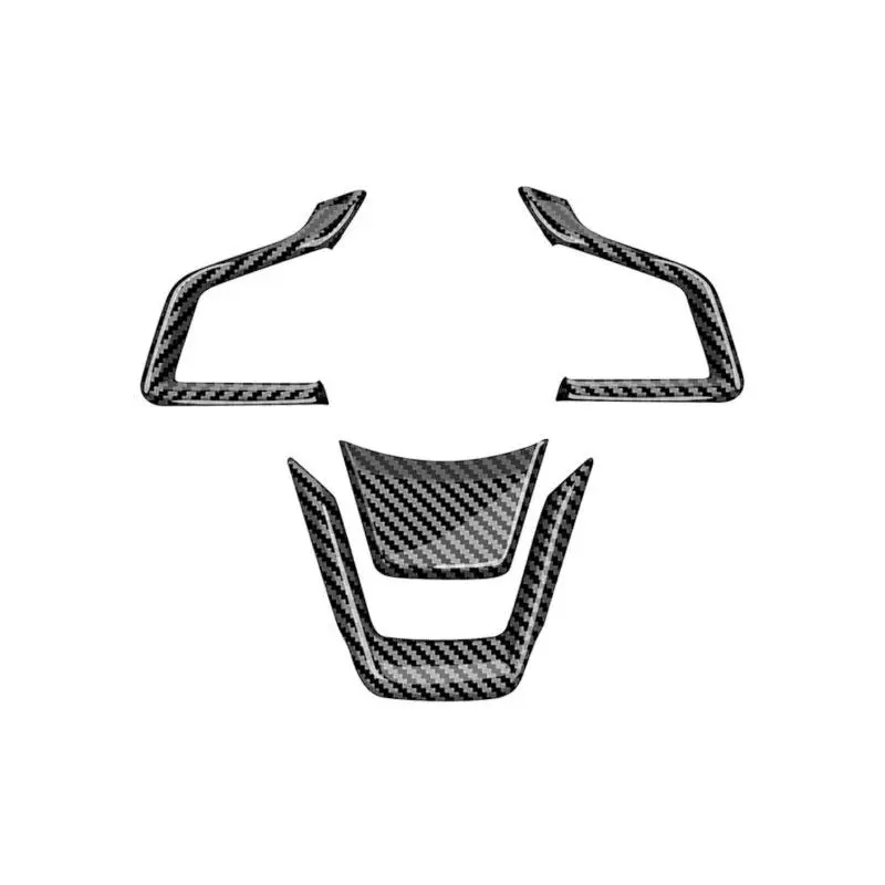 For Subaru Impreza Forester XV Outback 2017 2018 2019-2024 4pcs Car ABS Accessories Interior Steering Wheel Button Cover Trim