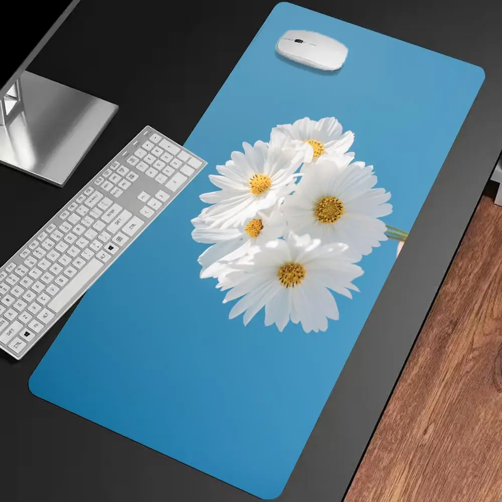 

Белый коврик для мыши Cosmos, нескользящий игровой коврик для мыши разных размеров, геймерский коврик для киберспорта, игровой механический коврик для мыши, XXL, настольный коврик