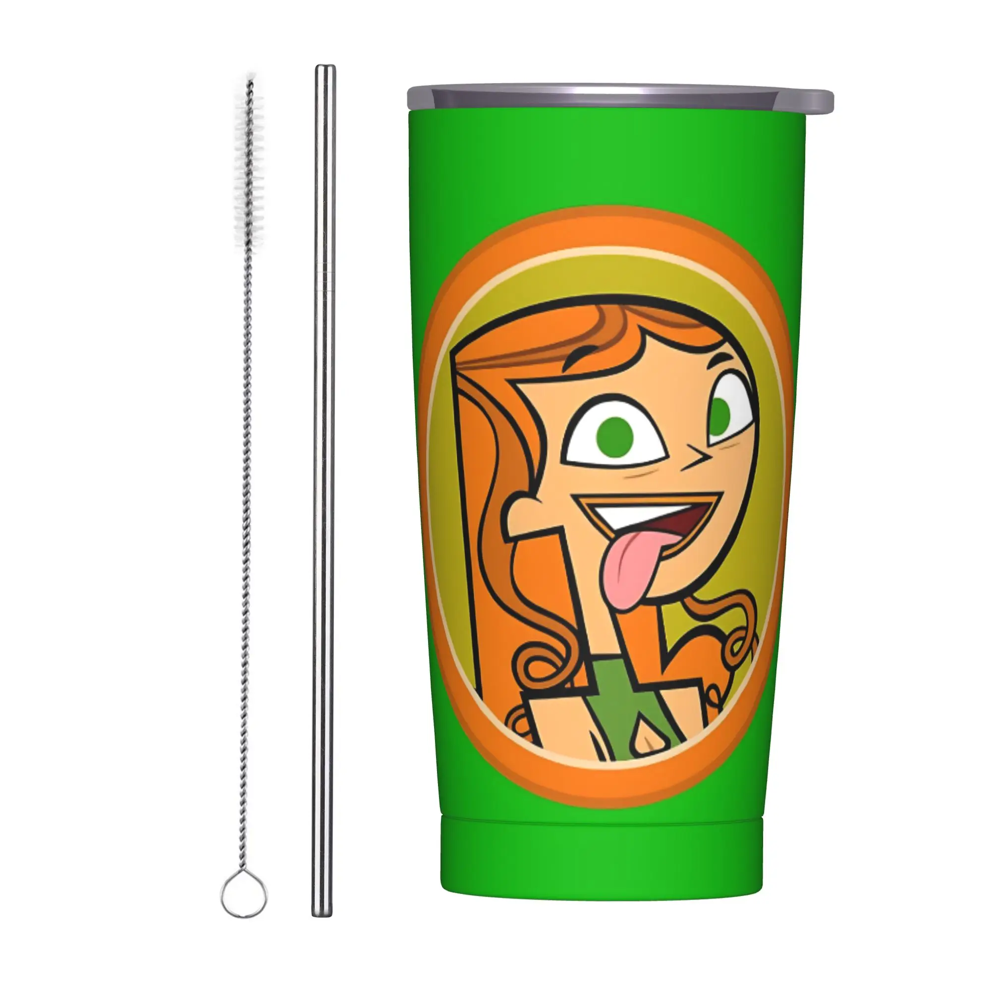 Totals Dramas Island Icon - Izzy  Tumbler Vacuum Insulated  Coffee Cups Vacuum Flask Travel Outdoor Mugs Hot Cold Drink, 20oz