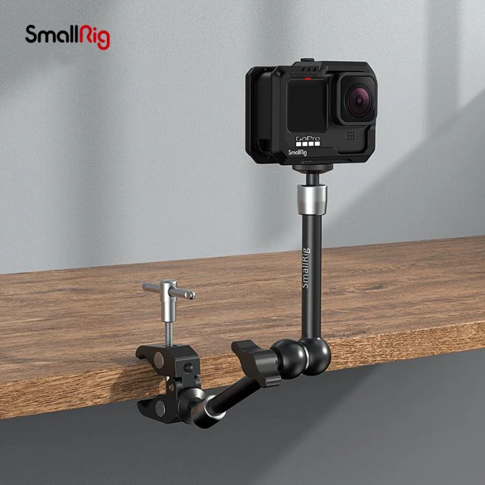 SMALLRIG-Super abrazadera y brazo mágico articulado de fricción ajustable de 9 pulgadas, con tornillo de 1/4 pulgadas para Monitor LCD/luces LED, 2732