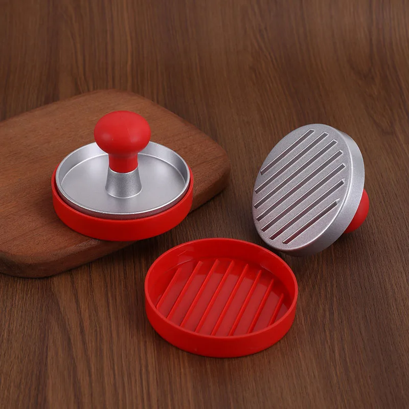 

Metal Burger Smasher Tool Round Meet Beef Veggie Hamburger Mold Press Patty Maker Smasher Cooking Gadgets for Kitchen
