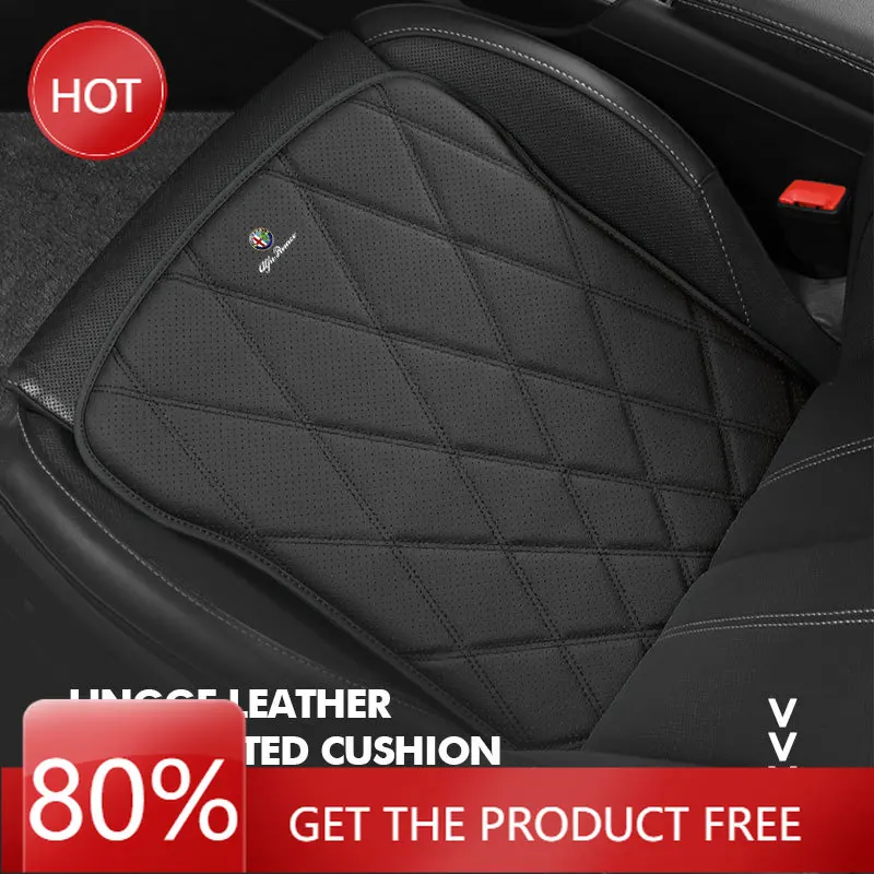hub-caps-perforated-leather-car-seat-cushion-non-slip-heightening-pad-for-alfa-romeo-gt-stelvio-f1-brera-volante-tonale-gloria-d