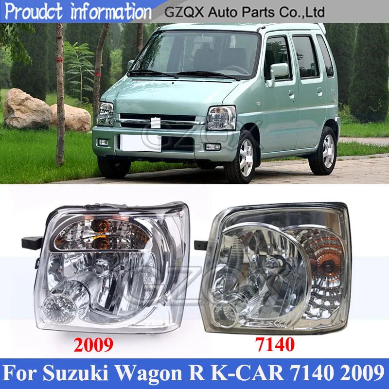 

CAPQX Front Bumper Head Light Head Lamp For Suzuki Wagon R K-CAR 7140 2009 Headlamp Headlight Front Turn Signal Light