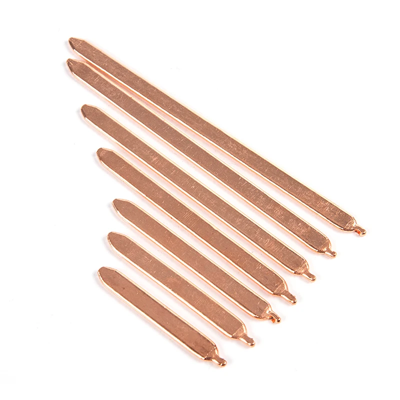 1pcs 60mm-150mm Pure Copper CPU GPU RAM Heatpipe Tube Laptop Radiator Heating Cooler Flat Heat Pipes Heatsink Notebook Computer