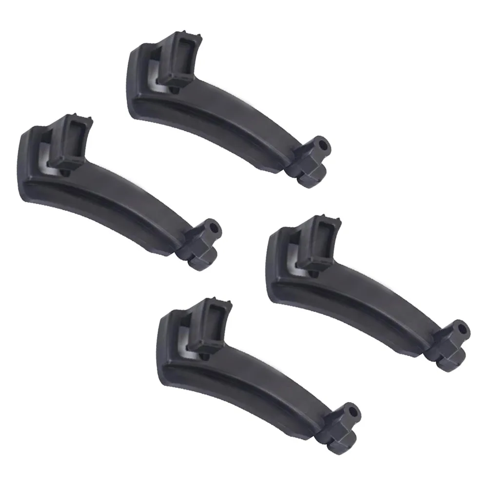 Black Chute Flanges Power Tool Part Snowblower Parts Tool-free Installation Plastic Construction Enhanced Steering Precision