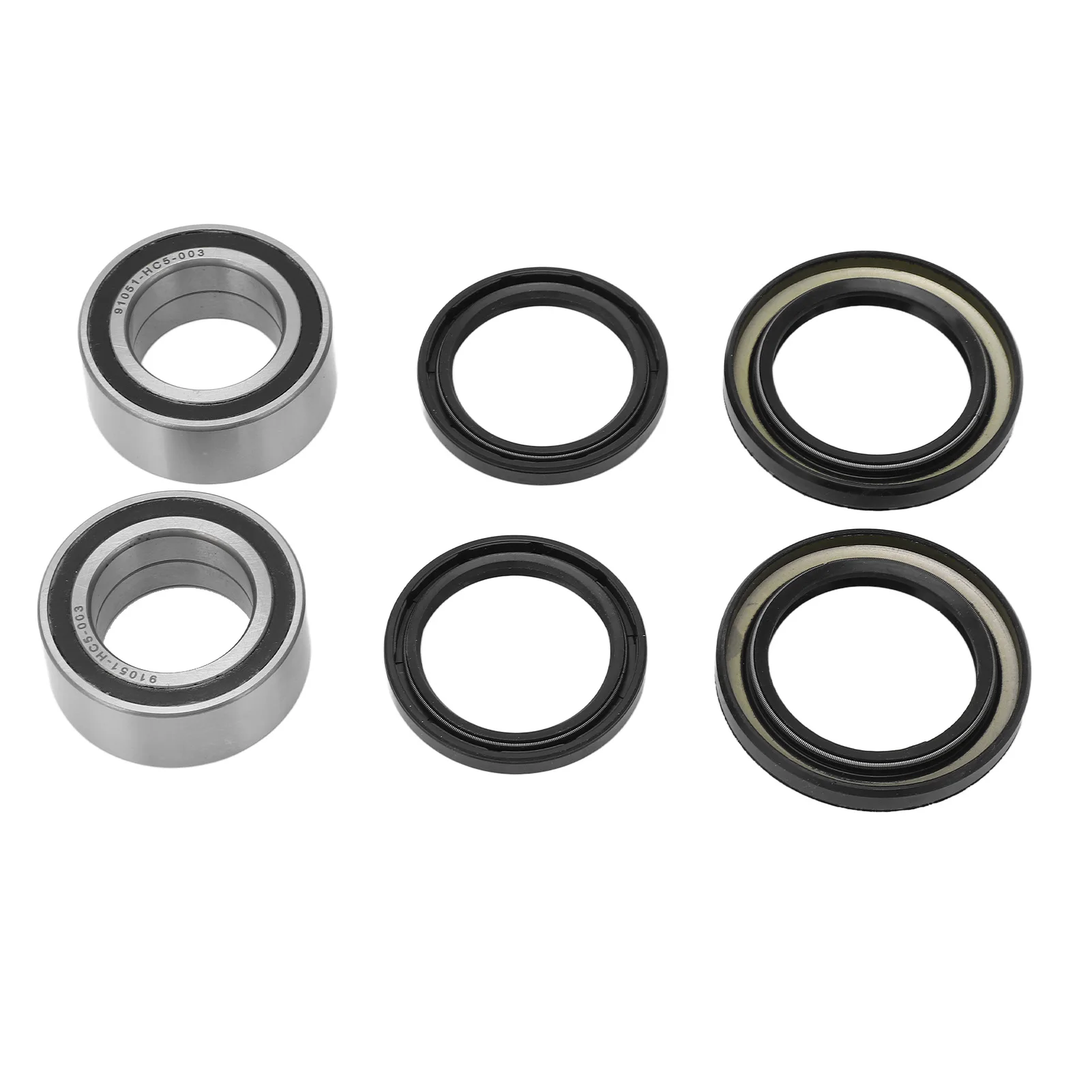 Front Wheel Bearing  Kit Front Wheel Bearing  Kits Steel High Strength Replacement for TRX300FW Fourtrax 4x4 88‑00