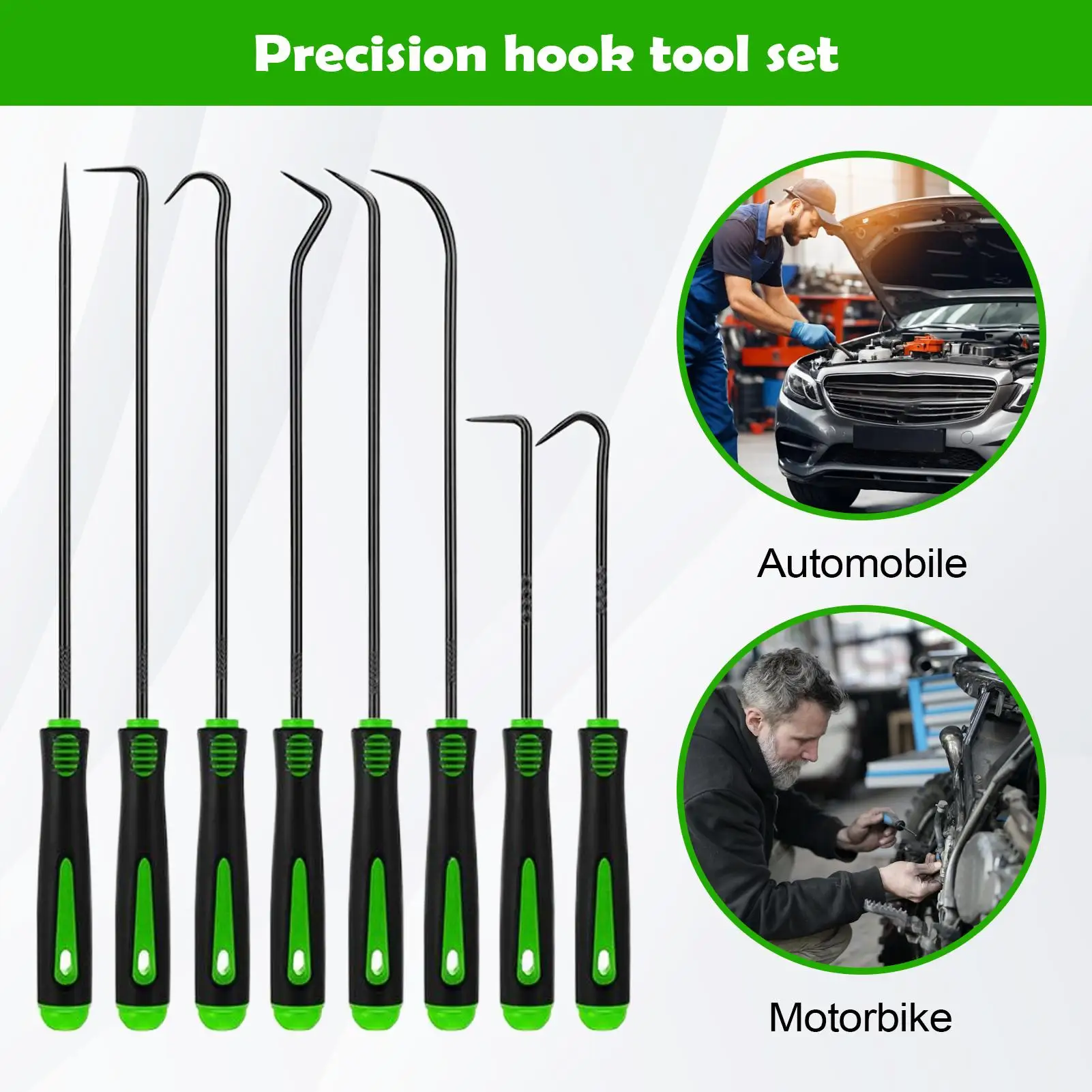 

12 Pieces Automotive Alloy Head Screwdriver Hook and Pick Tool Set for Vehicle Car Sedan Scooter SUV Furniture Workshop Garage