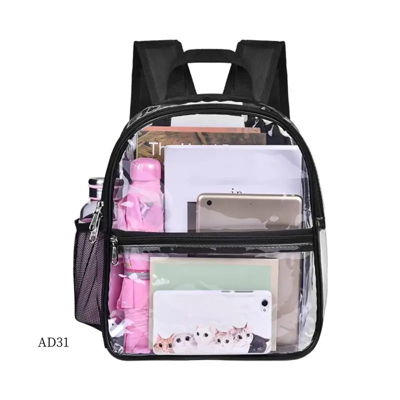 

New-Clear Backpack Stadium Approved Backpack Transparent Backpack For Concert, Beach, Work, Travel & Sporting