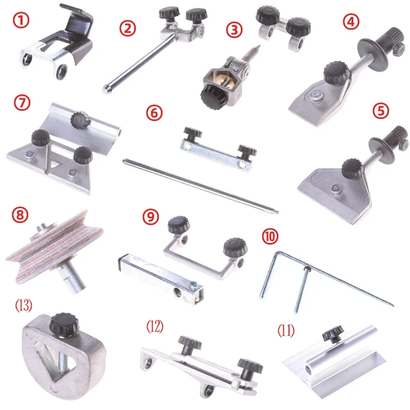 Sharpening Jigs for Water-Cooled Grinder Woodworking Turning Tool Scissor Sharpeners Wheel Dresser Short /Long Knife Jig