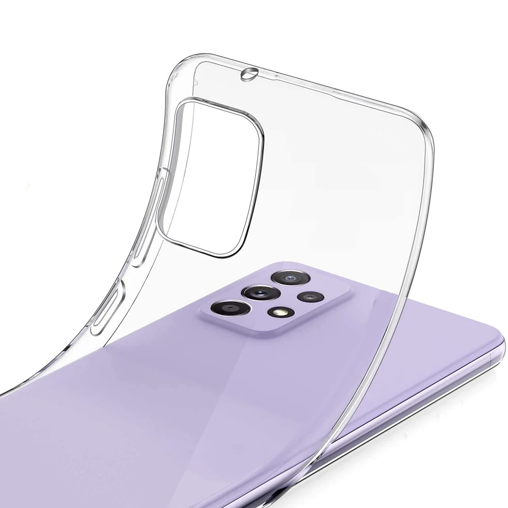 Clear TPU Soft Phone Fundas For Samsung Galaxy A72 A52 A32 A22 A12 A71 A51 A41 A31 A70 A50 A30 A20 Cover Coque