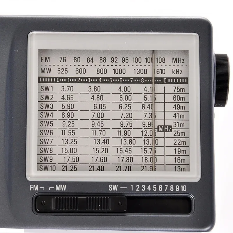 12 Band FM AM SW Portable Pocket Shortwave Broadcast Receiver