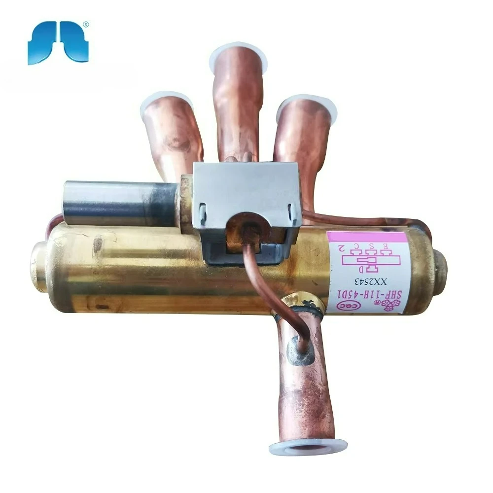 

Новый оригинальный четырехходовой реверсивный клапан, четыреходовой клапан для охлаждения и кондиционирования воздуха