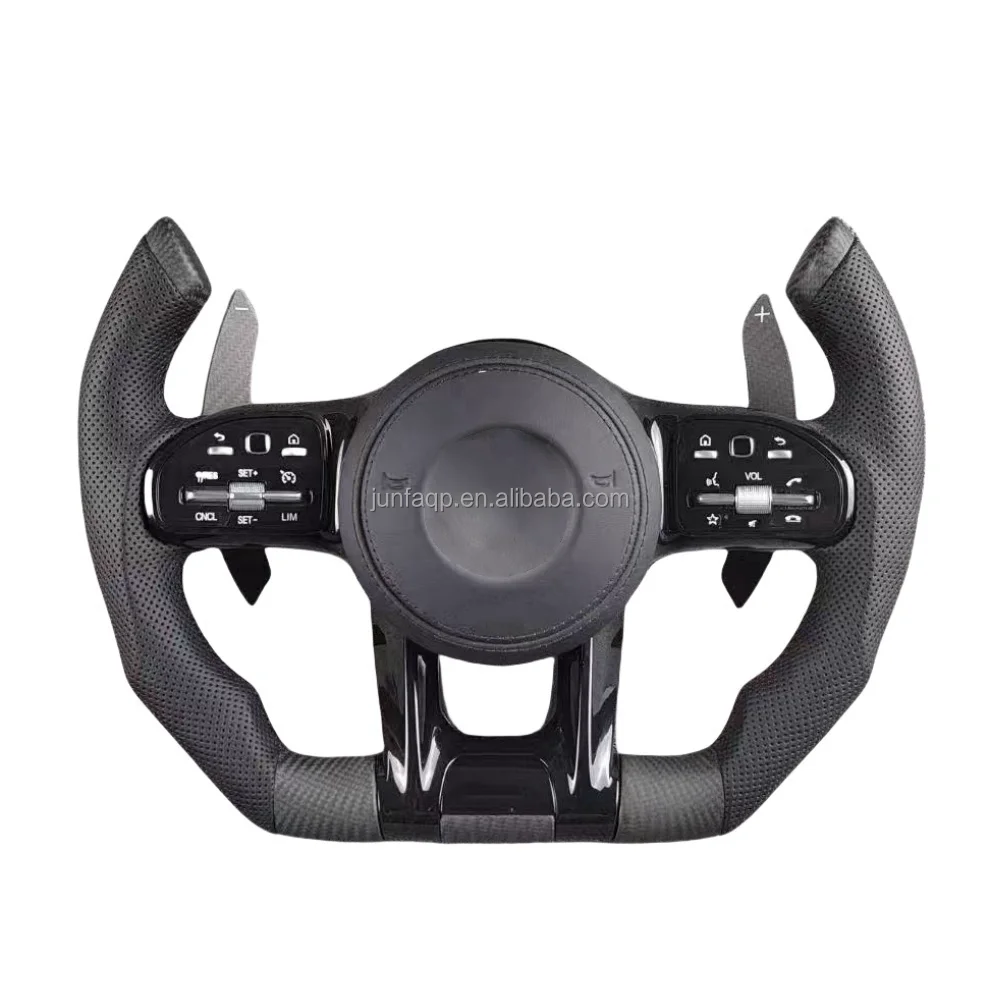 

For Mercedes Benz Amg C E S G-Class W204 W205 W222G500 G55 G63 S500 S320 F1 Sport Racing Car Leather Carbon Fiber Steering Wheel