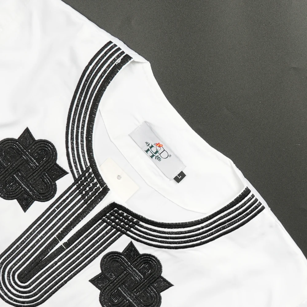 2025 Новая африканская традиционная одежда для детей, мальчиков, сине-белый халат с вышивкой Дашики, 2 шт., верхняя рубашка, брюки, детский комплект для церкви