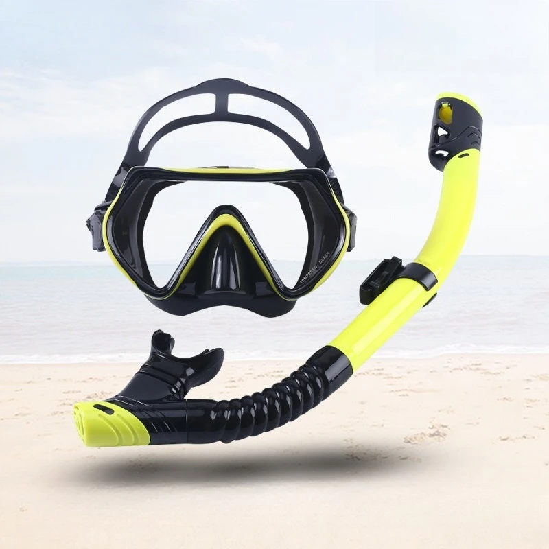 

Diving goggles full dry snorkel set snorkeling Erbao high definition large frame diving mask high definition pressure resistance