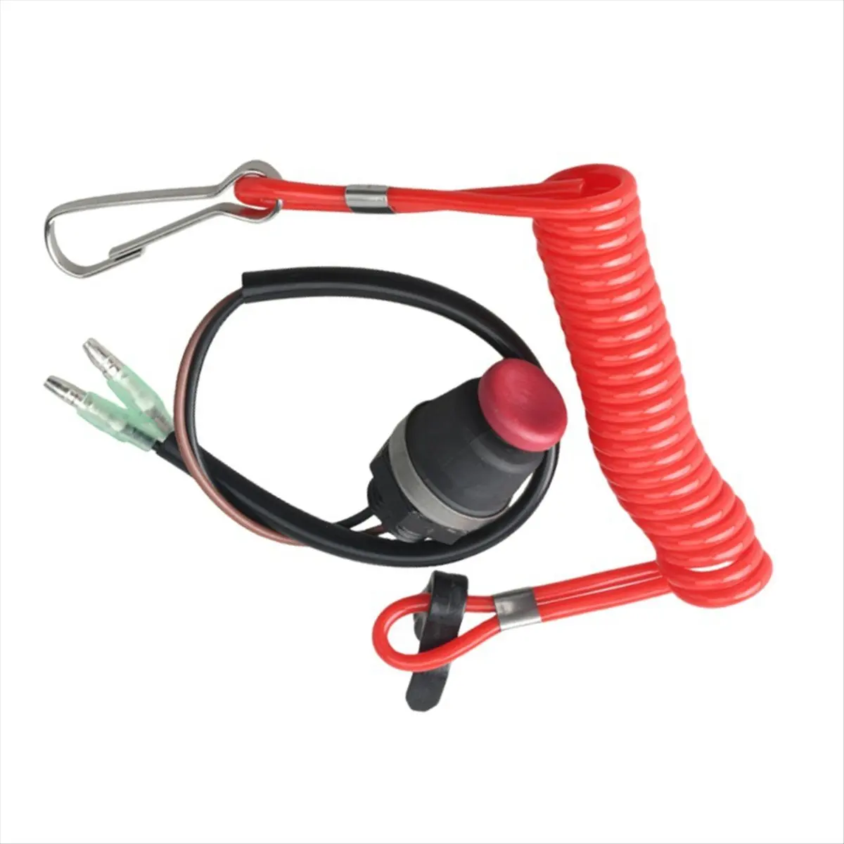 B09A 398-06830 Safety Stop Switch with Lanyard for Tohatsu Outboard Motor 398-06830-0 398068300M Boat Engine Parts