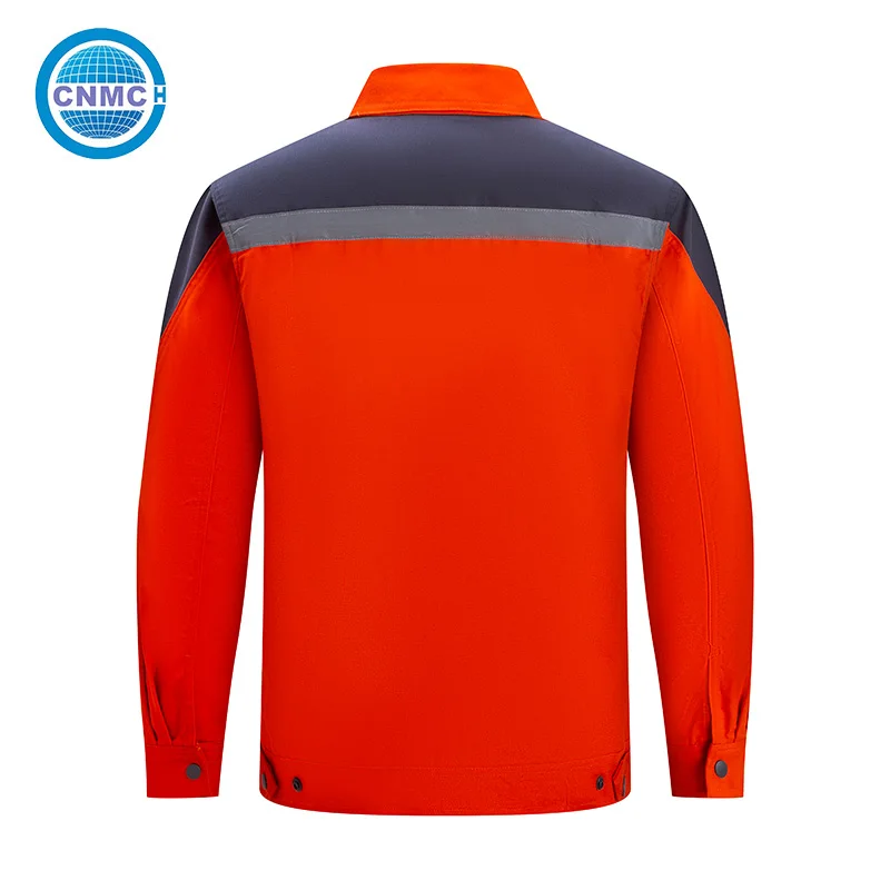 Canvas Work Uniform Enzyme Washed Workshop Workwear Soft Comfortable Durable Jacket For Mechanic Workshop Engineering Workers