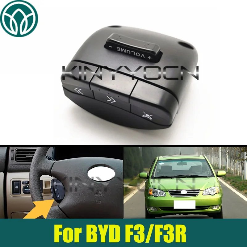 

Car Audio Switch For BYD F3 F3R Steering Wheel Controller Button Steering Wheel Audio Button Switch