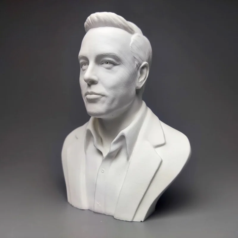 Elon Musk Model Plaster Figure Sculpture Art Decoration Ornaments Interior Art Living Room Figurines Desktop Decor Statue Modern