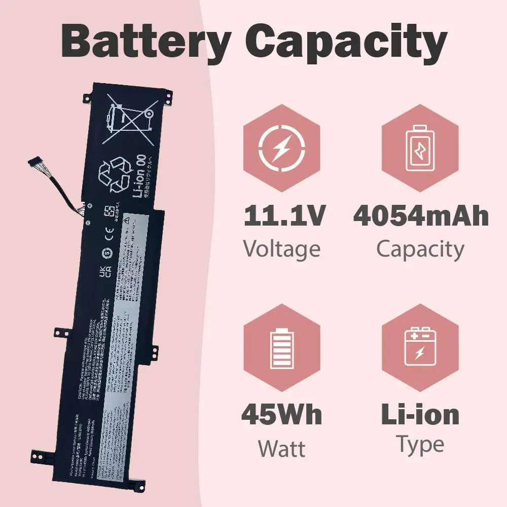 L20C3PF0 L20M3PF0 laptop battery for Lenovo IdeaPad 3-14ITL6 3-15ITL6 3-17ITL6 S14 V14 V15 V17 G2-ITL G3-IAP K14 Series L20L2PF0