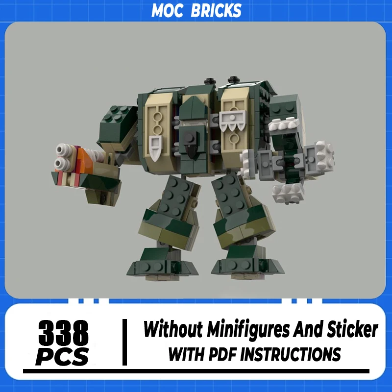 

Game Model Moc Building Blocks Dreadnought Hammer Battle Mech Model Technology Modular Gifts Construstion DIY Assembly Set Toys